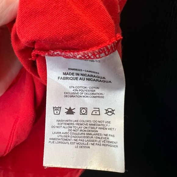 The Nike Tee Dri Fit Soft Red Shirt - Picture 3 of 4